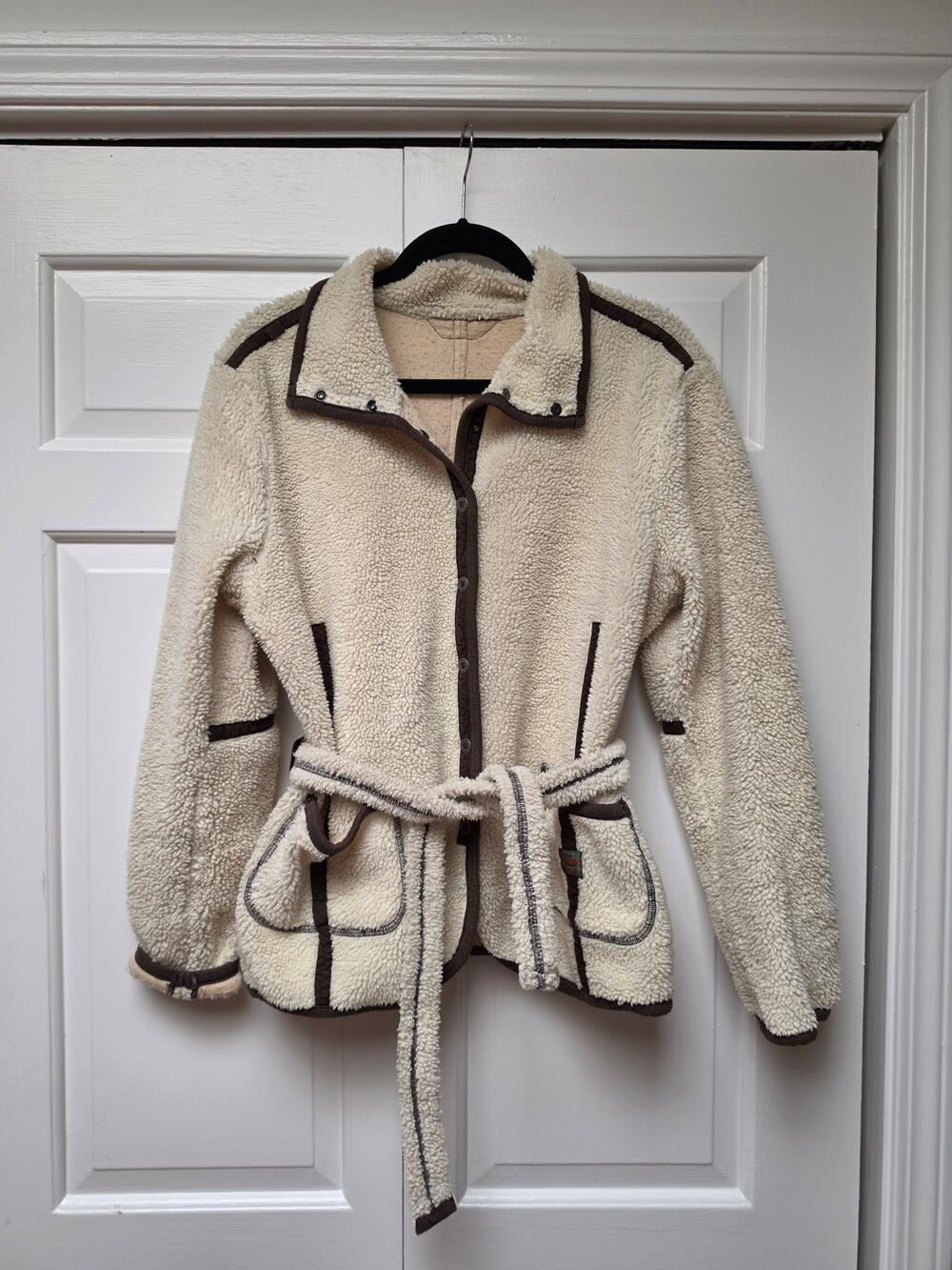 adriano goldschmied AGOLDE faux shearling sherpa jacket Large